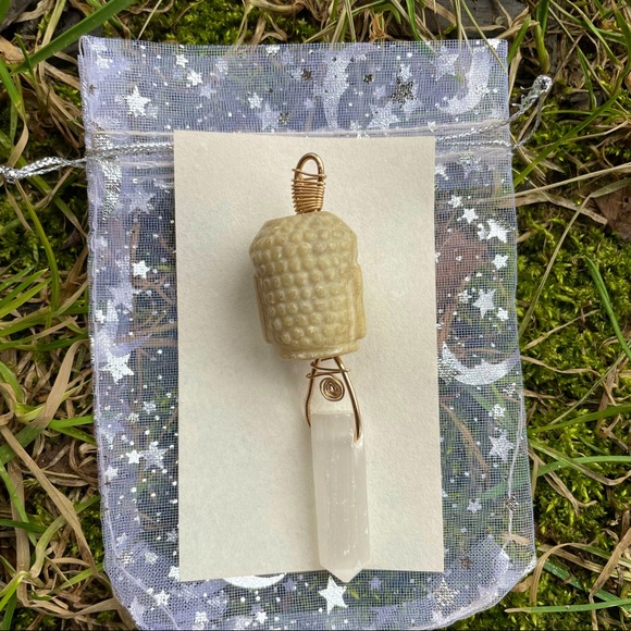 Wire Wrapped Third Eye Charm - Picture 4 of 6